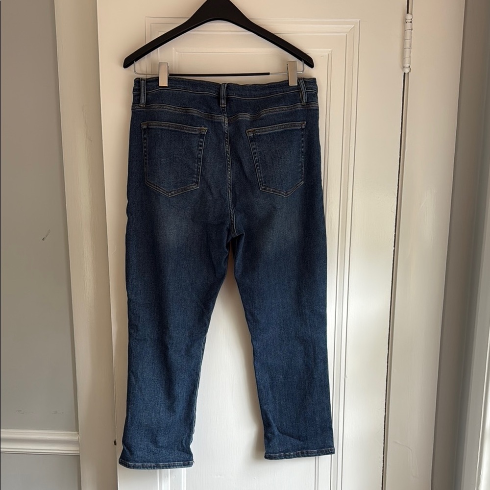 Frame Denim Le High Straight in Bestia (medium wash) size 33 - Picture 5 of 13
